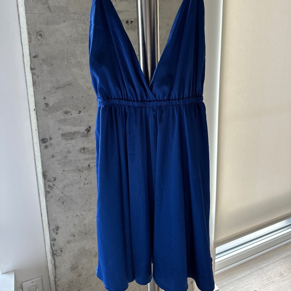 Deep plunge Dress